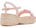 Детские сандалии Steve Madden Kids Dori с цветочными аппликациями и подошвой в стиле эспадрилий
