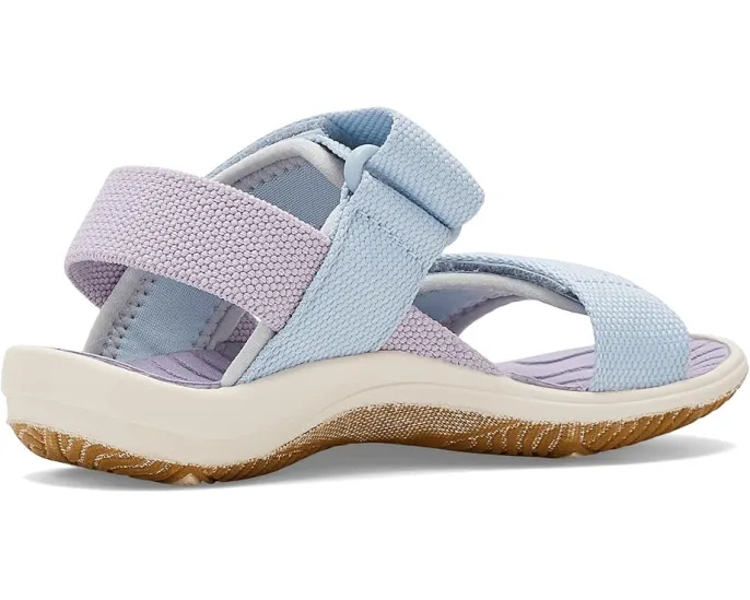 Детские сандалии KEEN Elle Backstrap с застежкой на липучке из переработанного полиэстера
