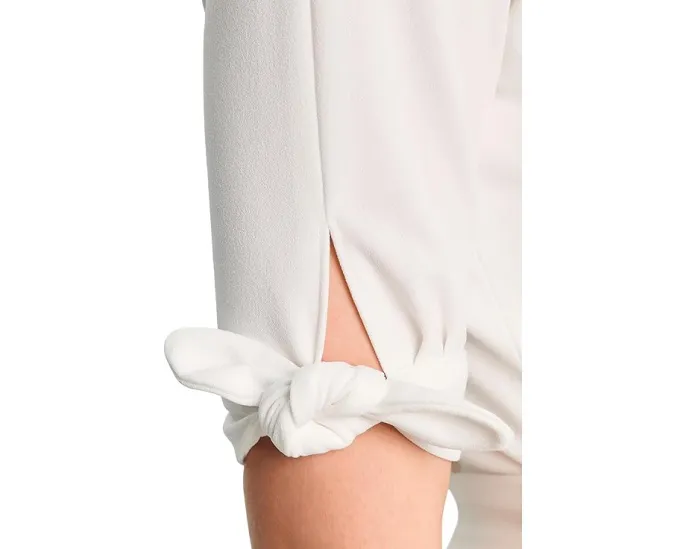 Платье-рубашка Calvin Klein Scuba Crepe с коротким рукавом и поясом