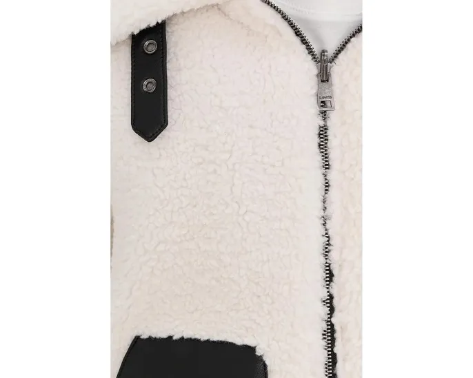 Короткая куртка Levi's из искусственной кожи и шерпи реверсивная