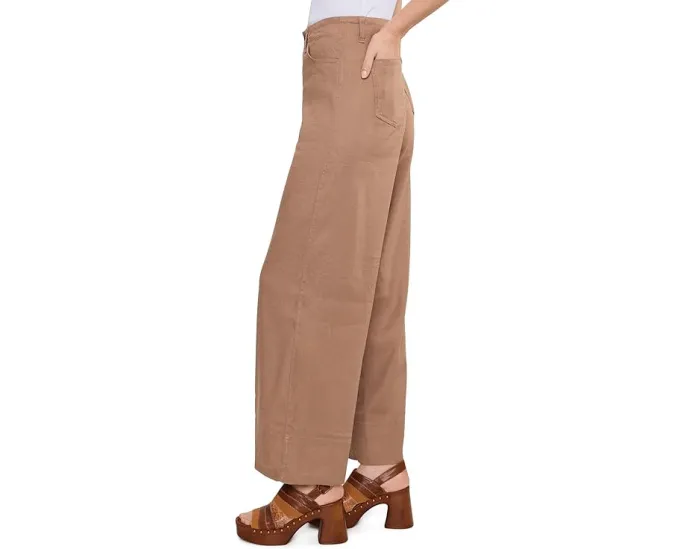 Широкие брюки Petite Five-Pocket из стрейч-льна с технологией Lift Tuck от NYDJ
