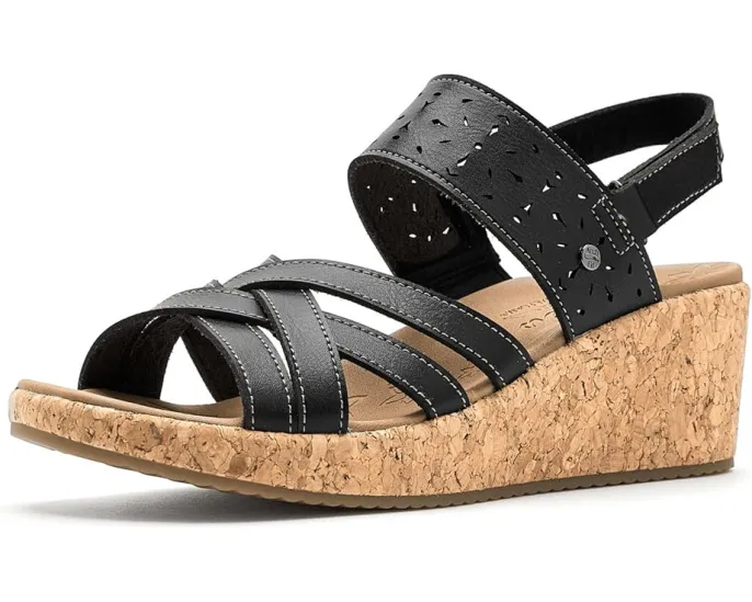 Сандалии SKECHERS Arch Fit Beverlee 2.0 Natural Era с лазерной резкой и веганскими материалами