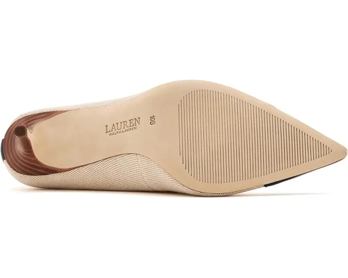 Туфли-лодочки Lauren Ralph Lauren Lanette III из холста и кожи с острым носком