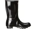 Резиновые сапоги Hunter Original Short Gloss укороченные с декором