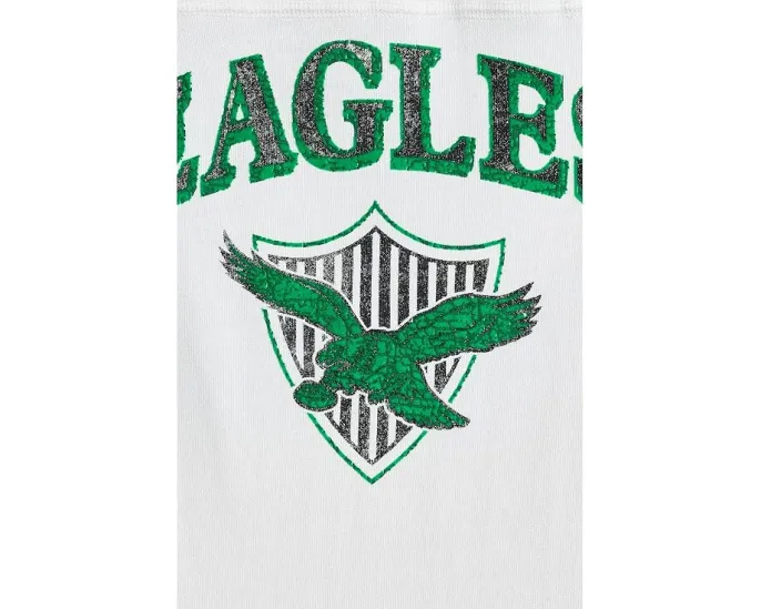 Футболка NFL Philadelphia Eagles с полосатым кокеткой для детей