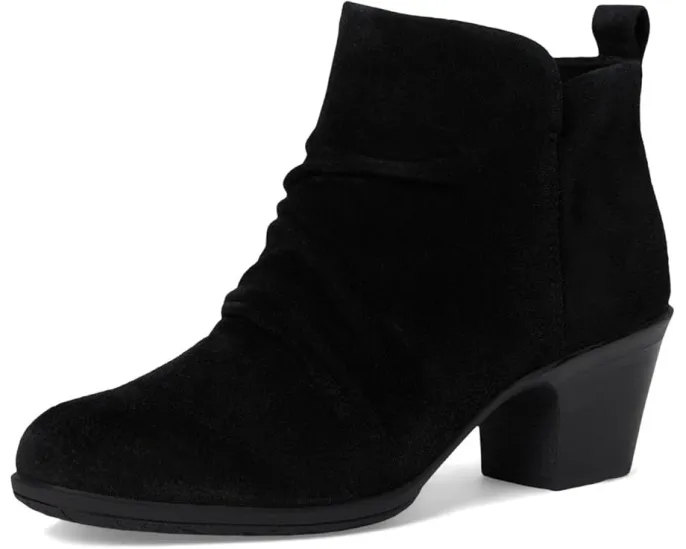 Ботильоны Comfortiva Brandy на устойчивом каблуке с водонепроницаемым верхом из замши