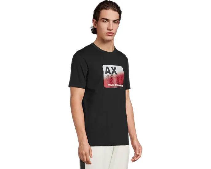 Футболка Armani Exchange 1991 с пузырьковым принтом