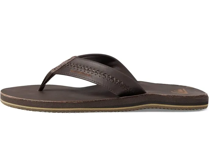 Сандалии Quiksilver Carver Natural II из натуральной кожи с ремешком
