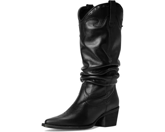 Ботинки Steve Madden Stage в ковбойском стиле с квадратным каблуком и вытянутым голенищем