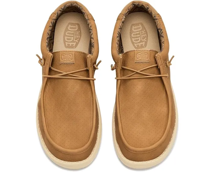 Кроссовки Hey Dude Wally Perf Classic с перфорацией и эластичными шнурками