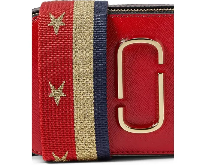 Сумка кроссбоди Marc Jacobs The Americana Snapshot из сафьяновой кожи