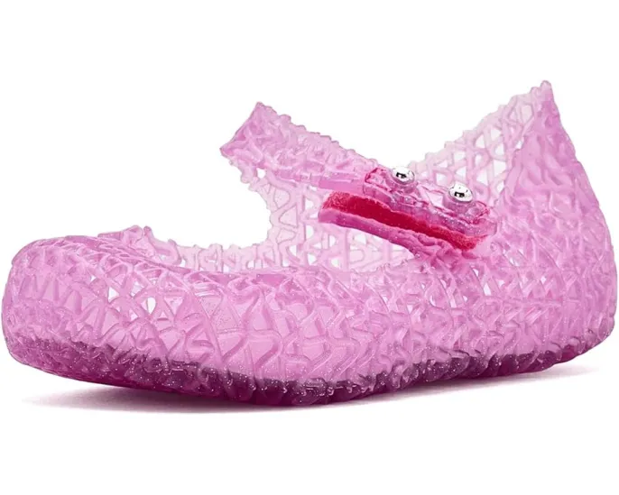 Обувь Mini Melissa Mini Campana Papel BB для малышей с ремешком на липучке