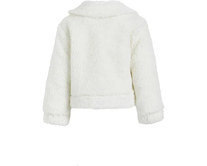 Janie and Jack Детская куртка из искусственного меха Ivory Sherpa для малышей и детей