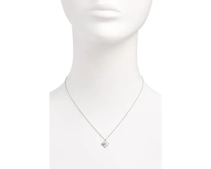 Кулон Kate Spade New York Spade Flower на цепочке с цирконием в виде цветка