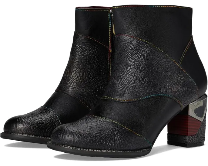 Ботильоны Topanga от L'Artiste by Spring Step с тиснением под фейерверк