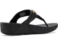 Сандалии FitFlop Lulu с квадратным носком и цепочкой из кожи
