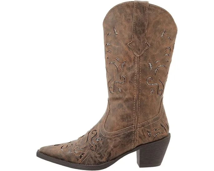 Сапоги Roper Glitter Underlay Boot с блестящей вставкой