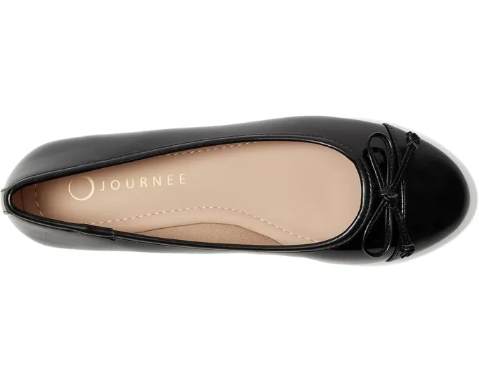 Балетки Journee Collection Kaiah с круглым носком и бантом
