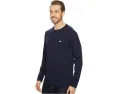 Футболка Lacoste с длинным рукавом и круглым вырезом из пима-джерси