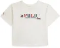 Polo Ralph Lauren детская футболка оверсайз из хлопка