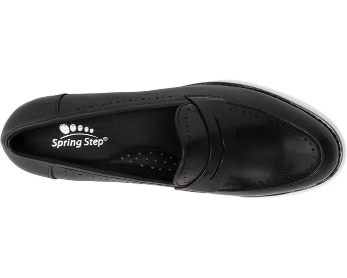 Лоферы Spring Step Loafette из премиальной кожи с перфорацией и удобной стелькой