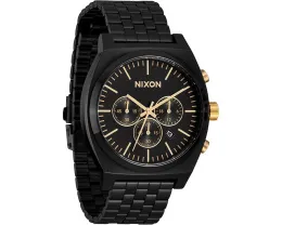 Nixon Time Teller Chrono хронограф с японским кварцем и браслетом из стали