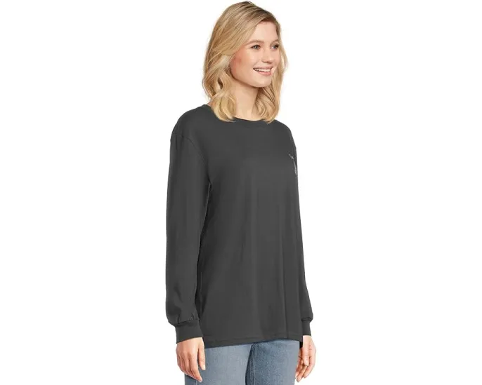 Футболка Salty Crew Heart Shark с длинным рукавом и принтом акулы