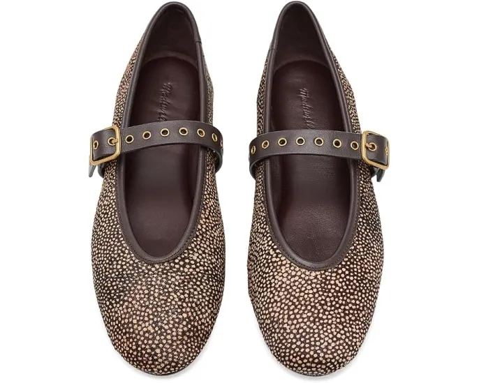Madewell Remy Mary Jane обувь из натурального меха коровы