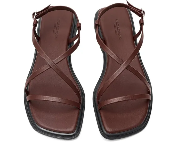 Сандалии Izzy Strappy с открытым квадратным носком от Vagabond Shoemakers