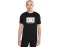 Футболка Armani Exchange Box Logo с круглым вырезом