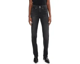 Джинсы Levi's 314 Corset Straight с корсетным поясом и прямым кроем