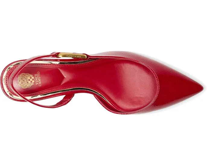 Туфли Vince Camuto Inari на каблуке kitten heel с геометрической пряжкой