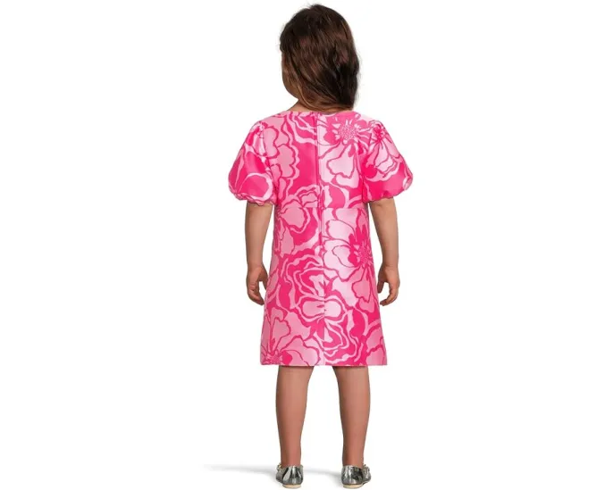 Платье Mini Britnee для девочки с пышными рукавами и бантом Lilly Pulitzer Kids