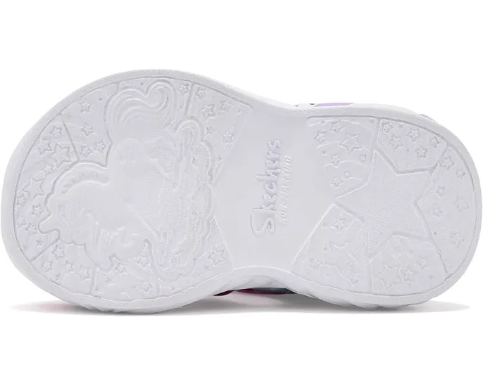 Детские сандалии SKECHERS KIDS Unicorn Dreams с подсветкой для малышей