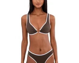 Топ Seafolly Beach Bound Ring Front с кольцом и съемными чашками