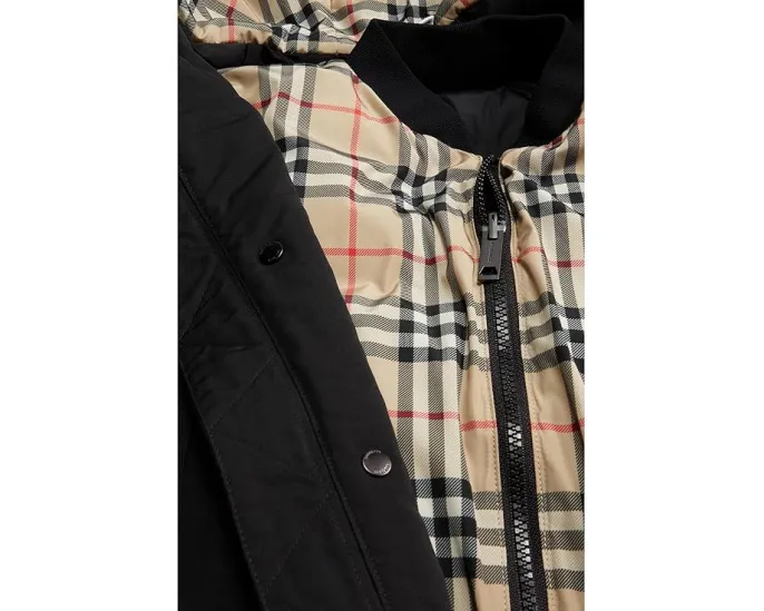 Детская куртка Burberry Kids Myles с отстегивающимся утеплителем