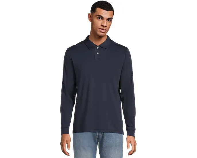 Поло Comfort Stretch Performance с длинным рукавом и слегка приталенным кроем от L.L.Bean