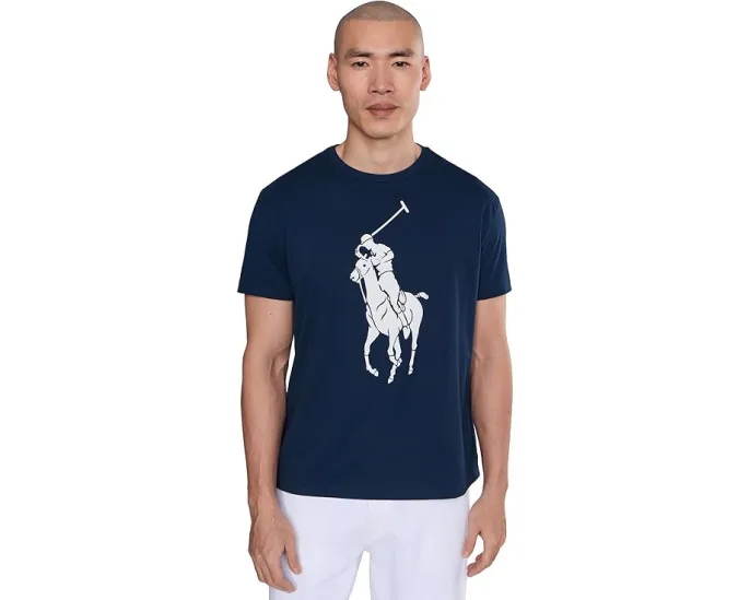 Футболка Polo Ralph Lauren Classic Fit Big Pony Jersey с крупным логотипом