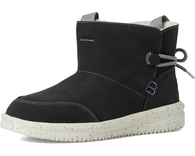 Hey Dude Kids Camden Bow Boots Cozy детские сапожки с бантом и искусственным мехом