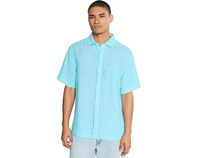 Льняная рубашка Tommy Bahama S/S Paradise Breezer с боковыми разрезами