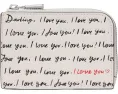 Мини-кошелек для карт с тиснением I Love You из кожи от Kate Spade New York