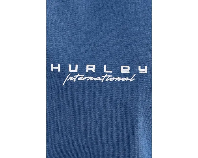 Hurley Midnight Palm Топ без рукавов с расслабленным кроем и принтом