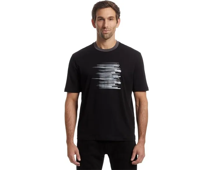 Хлопковая футболка Armani Exchange с граффити