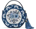 Сумка кроссбоди Brahmin Lane из текстурированной кожи с регулируемым ремнем