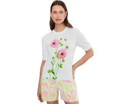 Свитер с коротким рукавом Lilly Pulitzer Orton из мягкой трикотажной ткани