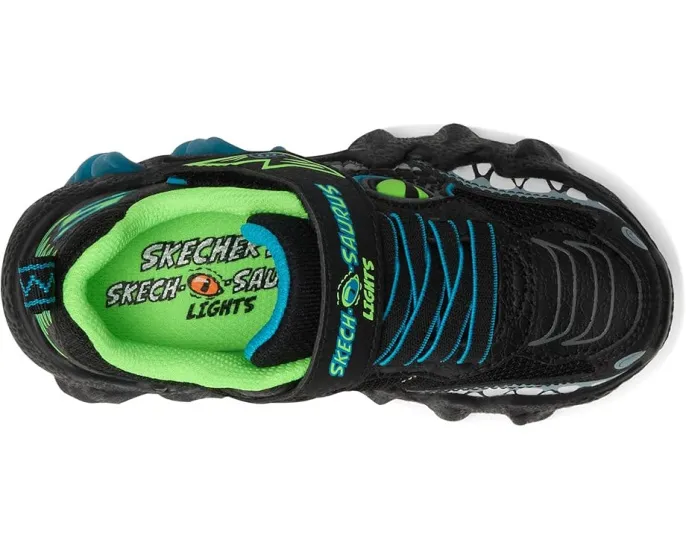 Детские светящиеся кроссовки Skechers Skech-O-Saurus Lights 2.0 с дизайном динозавра