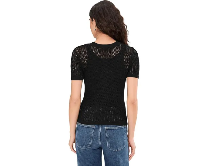 Футболка Joe's Jeans Crochet Baby с кружевной вязкой