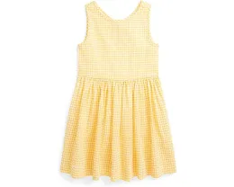 Платье из хлопкового сюрса Gingham Cotton Seersucker от Polo Ralph Lauren