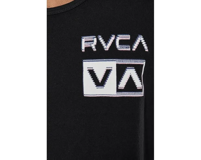 Майка RVCA Glitch Tank с принтом и круглым вырезом