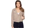 Косуха Blank NYC из замши с асимметричной застежкой и ремнем